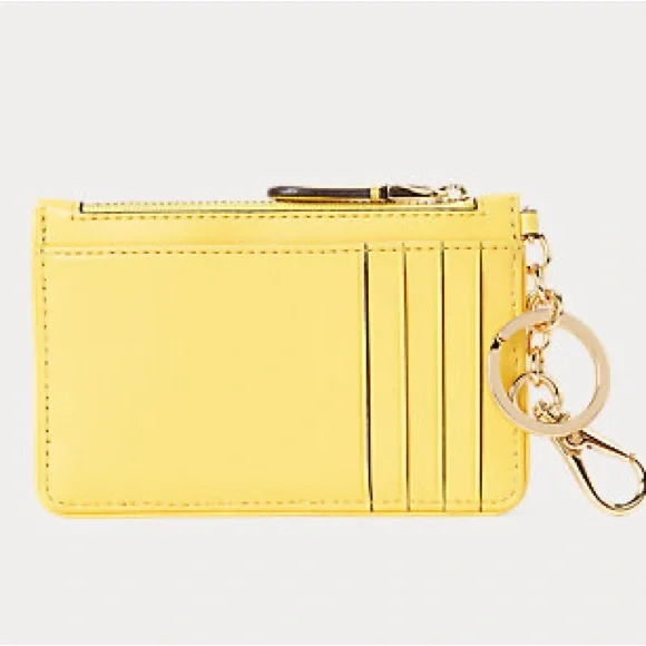 🎀RALPH LAUREN MONOGRAM JACQUARD ZIP CARD🎀 - Picture 2 of 5